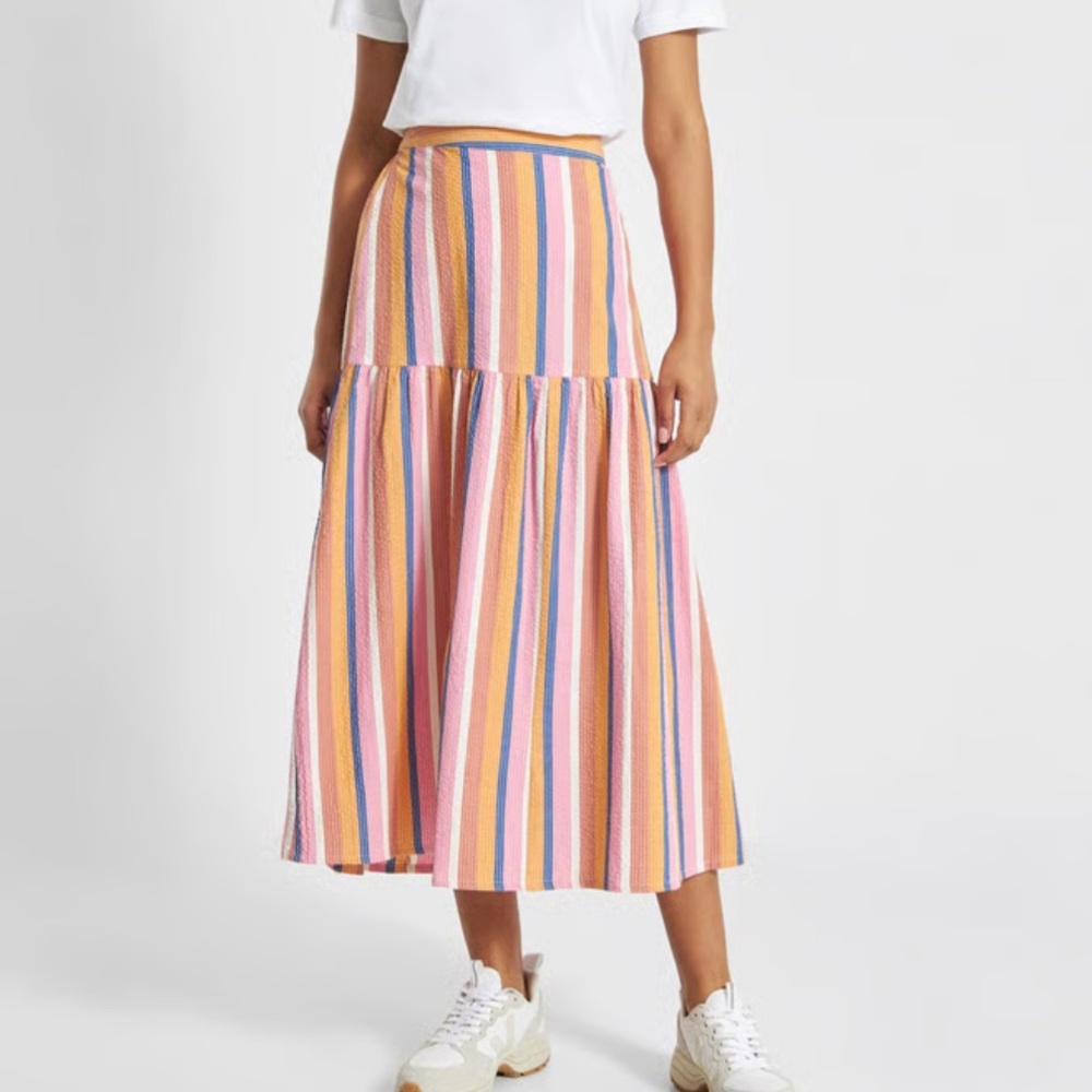 DEDICATED. Finnhamm Stripe Multi Color Skirt
